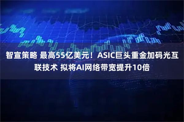 智宣策略 最高55亿美元！ASIC巨头重金加码光互联技术 拟将AI网络带宽提升10倍