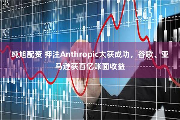 纯旭配资 押注Anthropic大获成功，谷歌、亚马逊获百亿账面收益